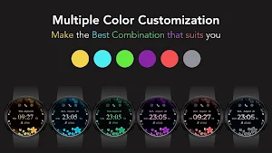 Floral Glow Watch Face Screenshot 1