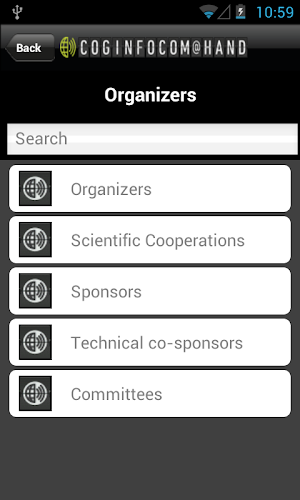 COGINFOCOM@HAND Screenshot 1