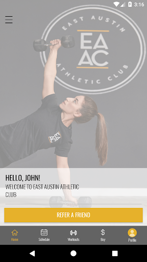 East Austin Athletic Club Screenshot 1