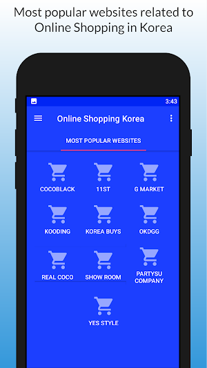 Online Shopping Korea Screenshot 0
