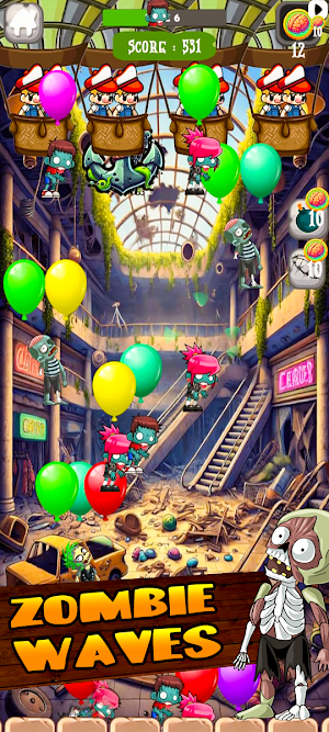 Zombie Balloon Bash: Defense Screenshot 2