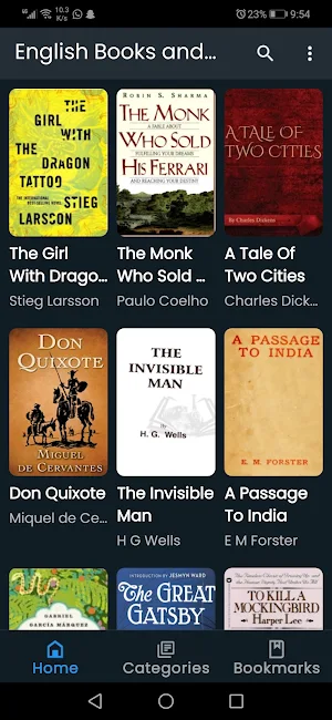 Love Novel Books - English Screenshot 2