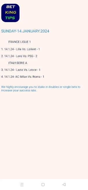 Bet king tips - Sure Tips Screenshot 1