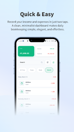 Money Manager Expense Tracker Screenshot 3