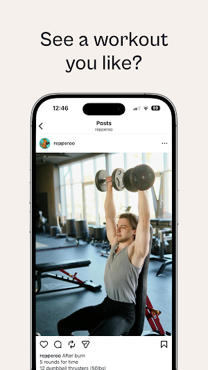 Repperoo - Save Workouts Screenshot 1