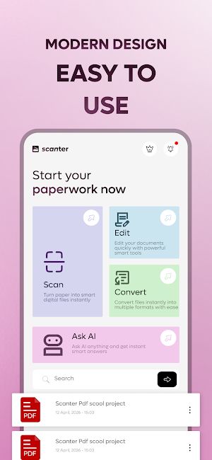 Scanter: PDF Scanner & Docs Screenshot 1
