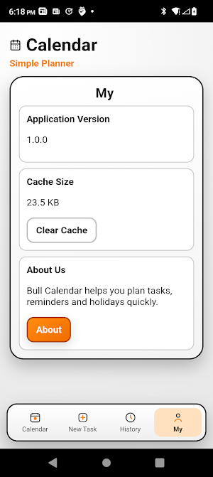 Bull Calendar Screenshot 3