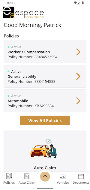 Espace Assurance enligne Screenshot 1