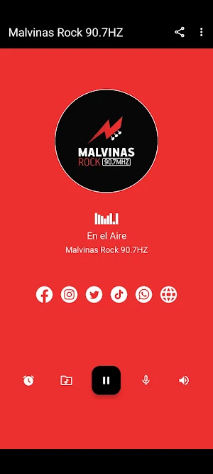 Malvinas Rock 90.7MHZ Screenshot 1