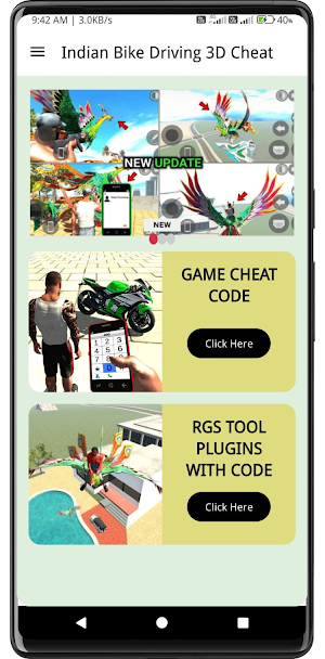 Indian Bike Driving Cheat Code Screenshot 0