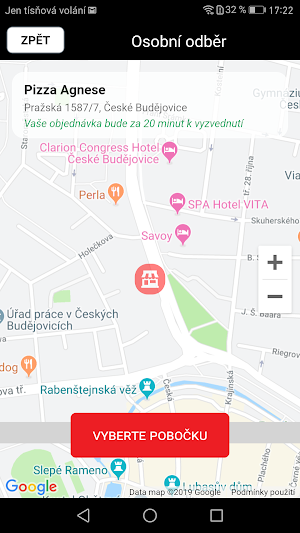 Pizza Agnese České Budějovice Screenshot 1