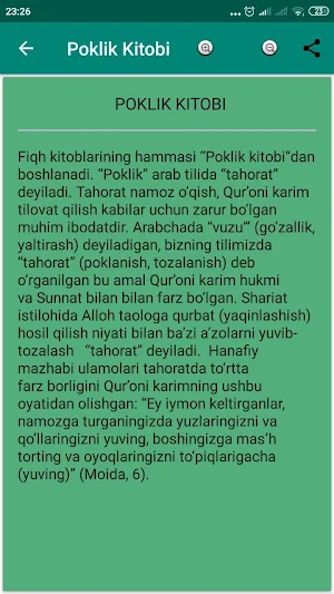 Poklik kitobi Screenshot 0
