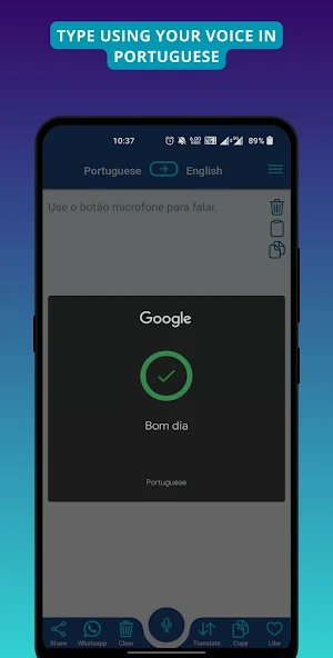 Portuguese  English translator Screenshot 3