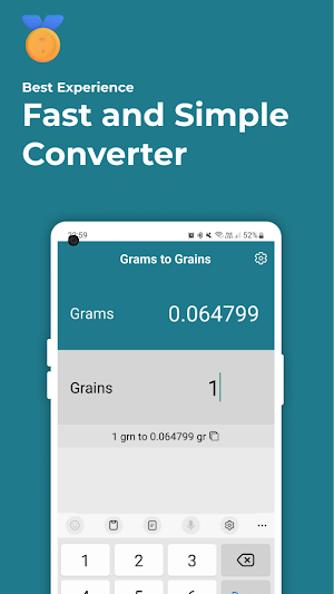 Grams to Grains Converter Screenshot 0