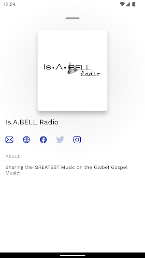 Isabell Radio Screenshot 2