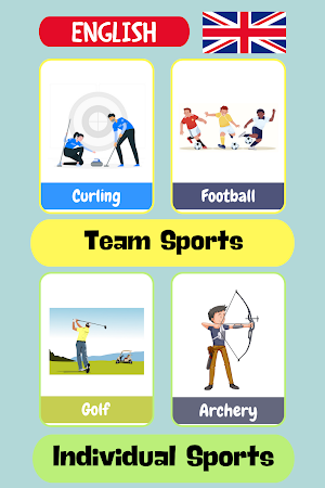 Sports and Hobbies Flashcards Screenshot 1
