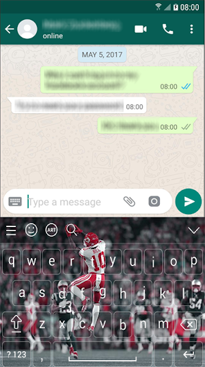 Tyreek Hill Chiefs Keyboard Theme 2020 For Lovers Screenshot 3