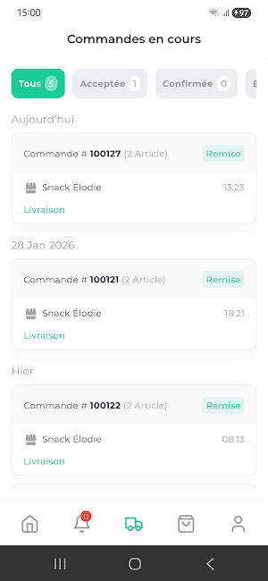 Liv'eats (livraison) Screenshot 2