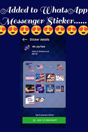 USA Stickers For Whatsapp Screenshot 2