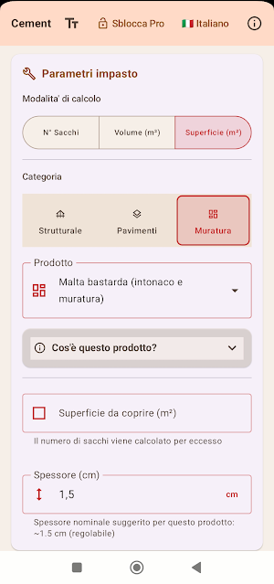 CementMix Screenshot 2
