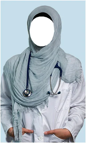 Hijab Women Doctor Photos App Screenshot 0