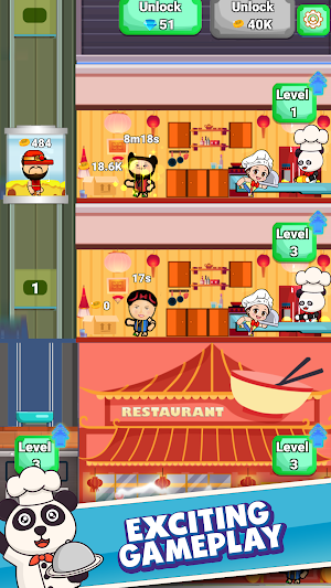 Idle Restaurant adventure Screenshot 1