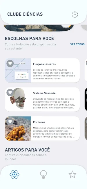 Clube Ciências Screenshot 2