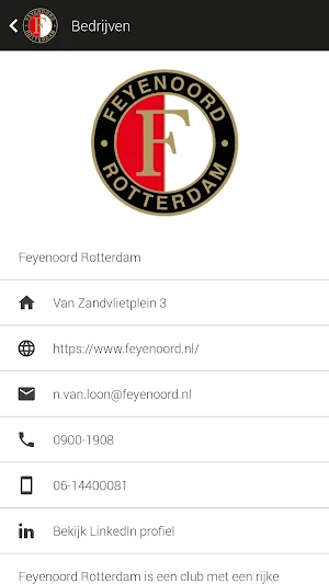 Feyenoord Business Screenshot 2