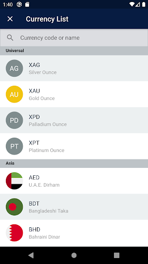 Currency Lite Screenshot 2