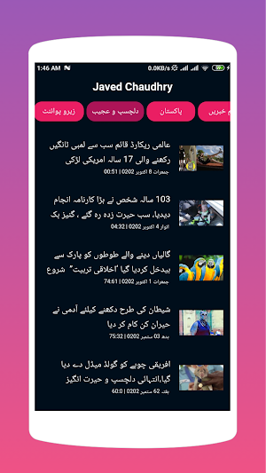 Javed Chaudhry - Official App Screenshot 0