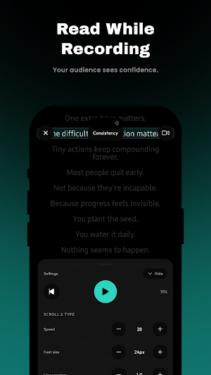 Teleprompter – For Creators Screenshot 2