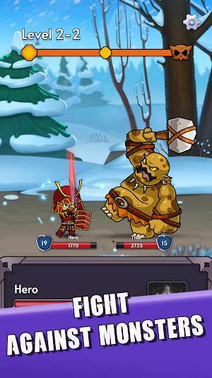 Battle hero: Level up journey Screenshot 0