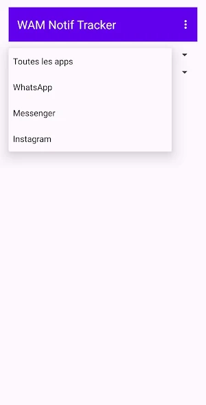 WAM Notification tracker Screenshot 2