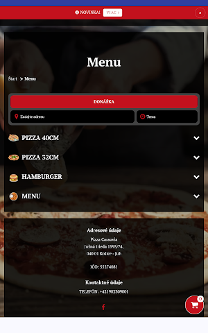 Pizza Cassovia Screenshot 2