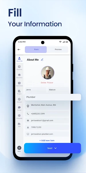 CV PDF Screenshot 2