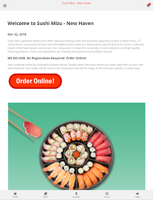 Sushi Mizu New Haven Ordering Screenshot 3