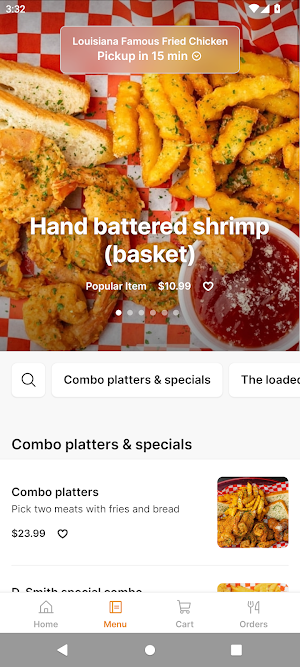 Louisiana Fried Chicken Screenshot 1
