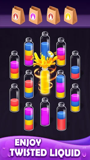 Aqua Twist - Color Flow Puzzle Screenshot 2