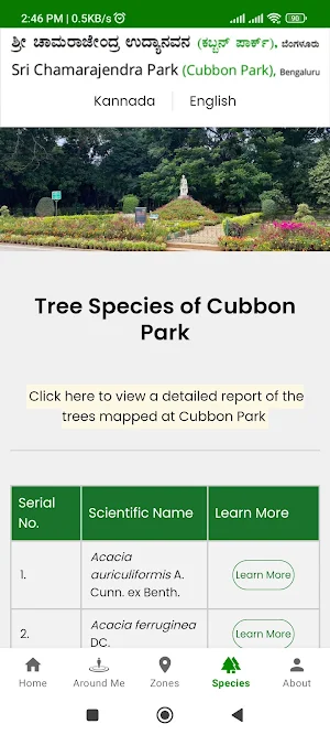 Green Heritage Cubbon Park Screenshot 1