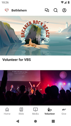 BethlehemSCV App Screenshot 2