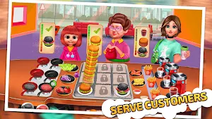 Burger Maker Cooking Hub: Restaurant Games Screenshot 0