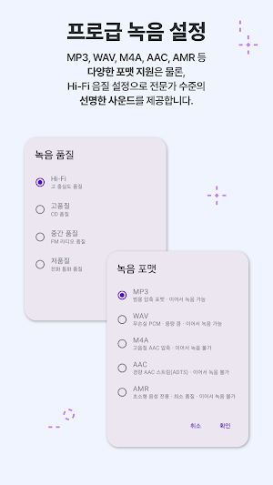 만능 녹음기 - 스마트 하고 완벽한 기록 Screenshot 2