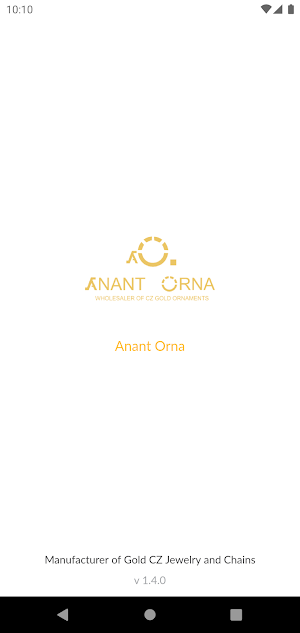 Anant Orna - CZ Gold Jewelry Wholesaler Design App Screenshot 0