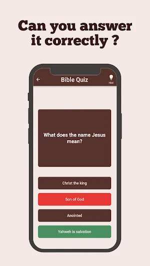 Bible Quiz & Bible Trivia Game Screenshot 2