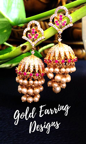 Gold Earring Designs Screenshot 1