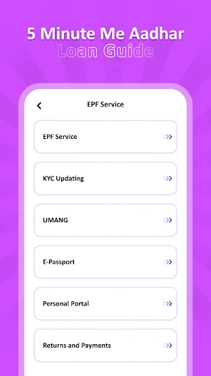 5 Minute Me Aadhar Loan Guide Screenshot 3
