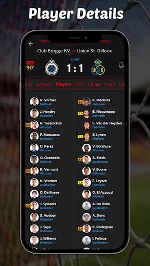 ScoreKick- Football live score Screenshot 3