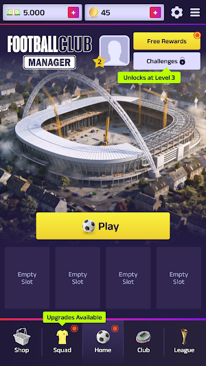 Football Club Manager Screenshot 0