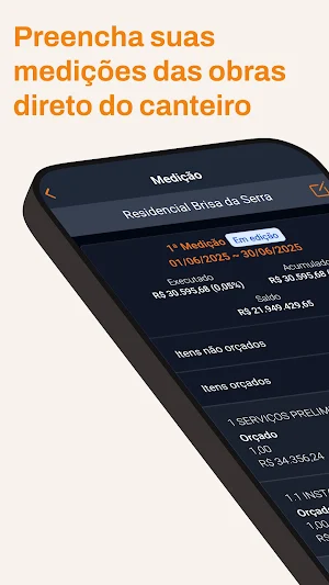 OF Medição de Obras Screenshot 0