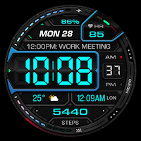 MD310 Digital watch face